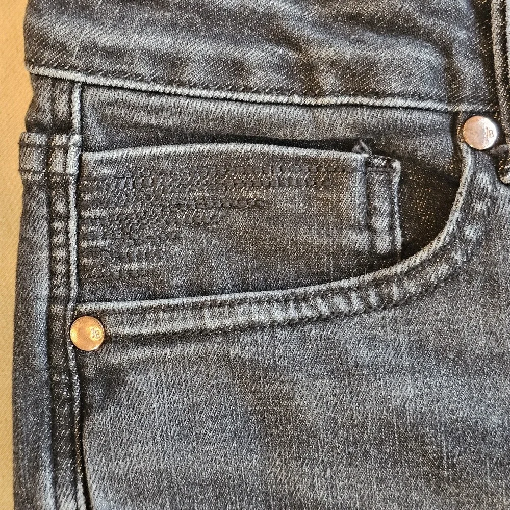 Judy Blue‎ Jeans Womens Black Straight Fit Raw Hem Casual Stretch Ladies 13/31 - Picture 5 of 14